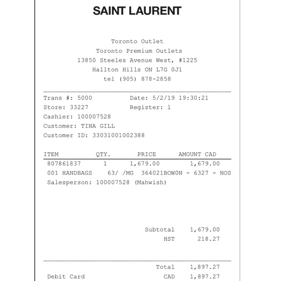 ❌SOLD❌Saint Laurent YSL Monogramme S Grain De Poudre Techno SL New Lipstick bag - Picture 5 of 5